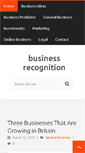 Mobile Screenshot of businessrecognition.org